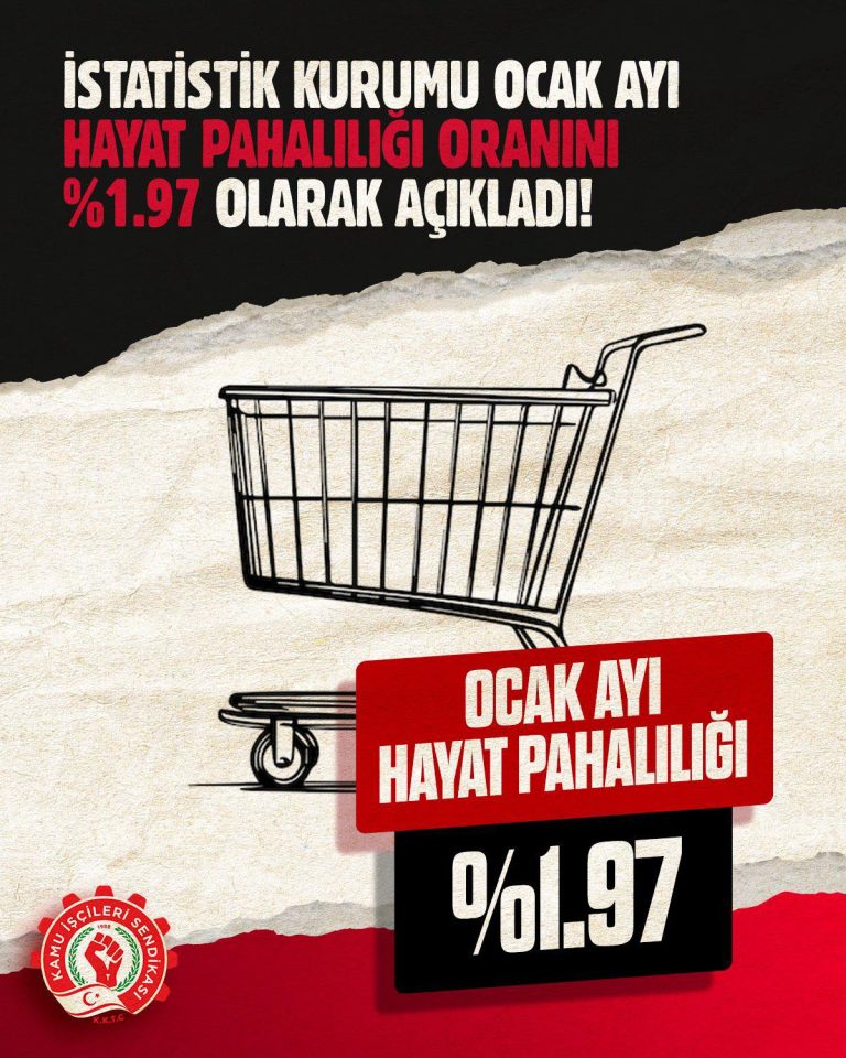 OCAK AYI HAYAT PAHALILIĞI